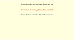 Desktop Screenshot of cwmlreports.centrumbroking.com